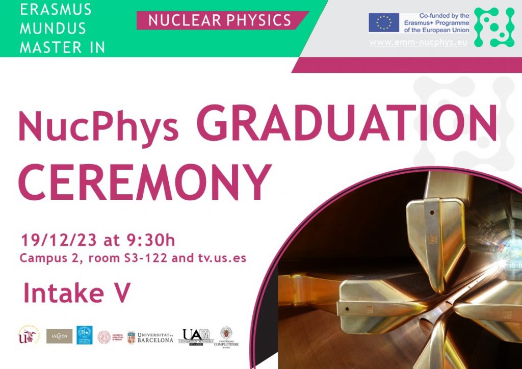 Erasmus Mundus Master in Nuclear Physics, Graduation Ceremony 2023