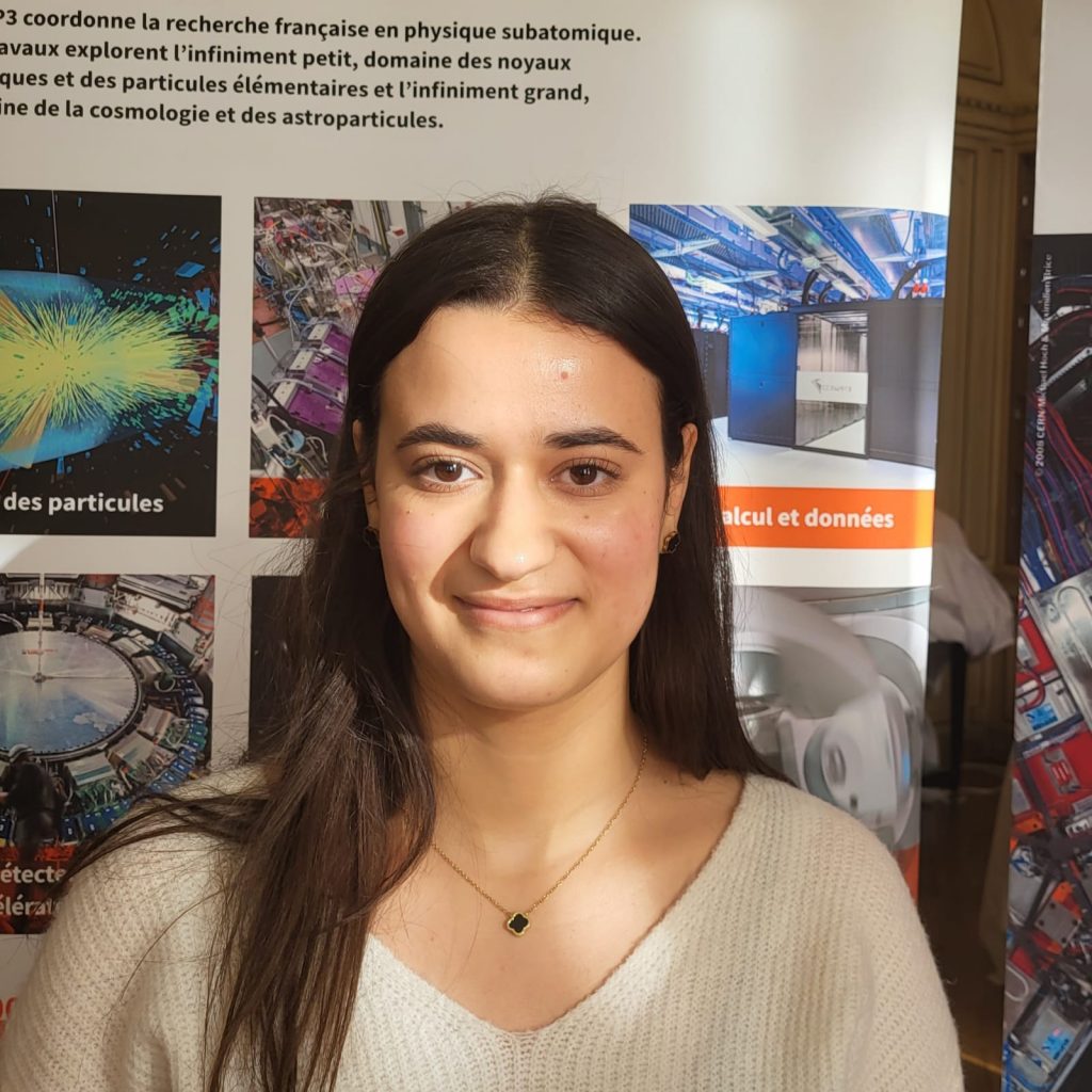 Ilham Dekhissi, bourse d’excellence des deux infinis (IN2P3)